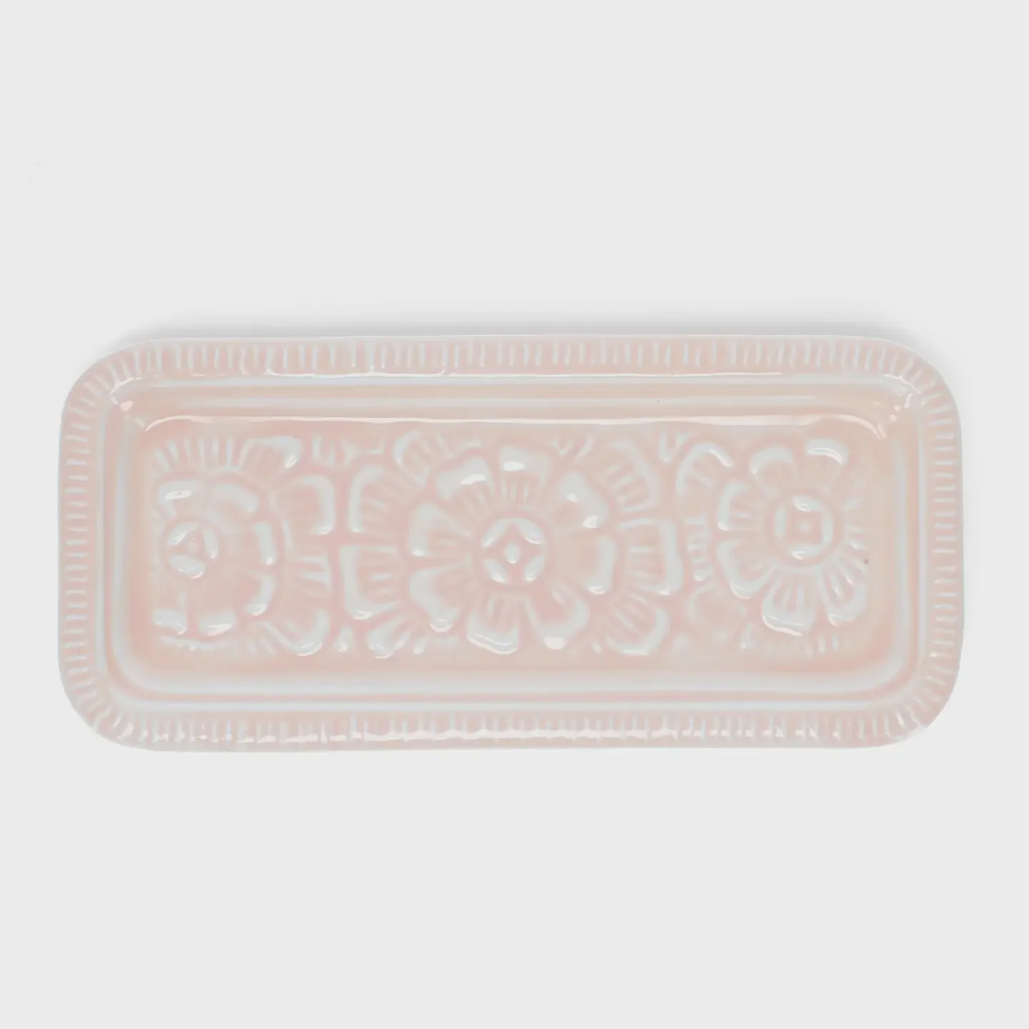 Rex Enamel Trinket Tray -Pale Pink