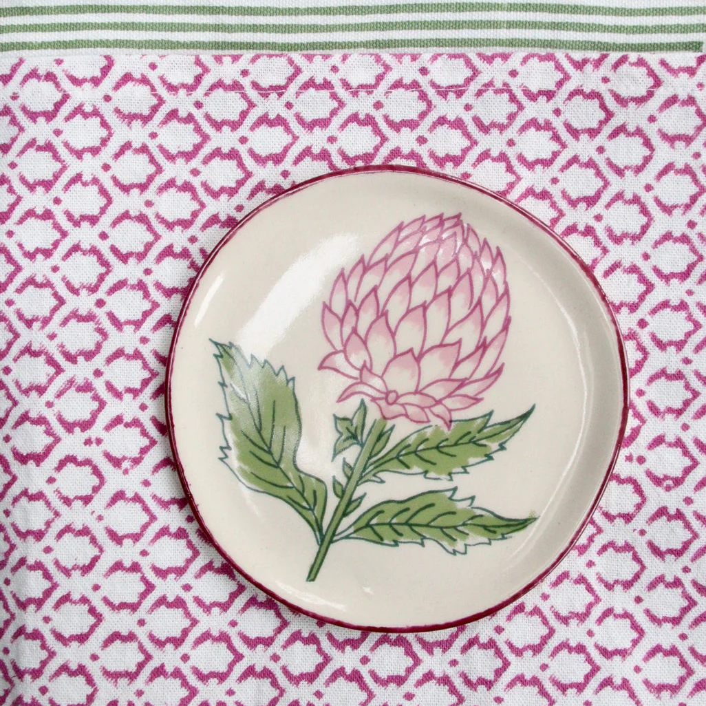 Rozablue Little Plate Floral Block Print - Image 3