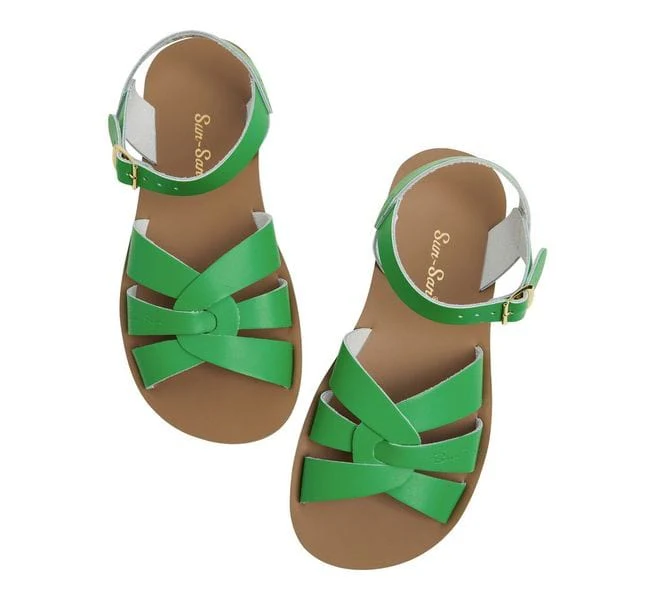Salt Water Swimmer Kelly Green Women's Sandals - Image 5