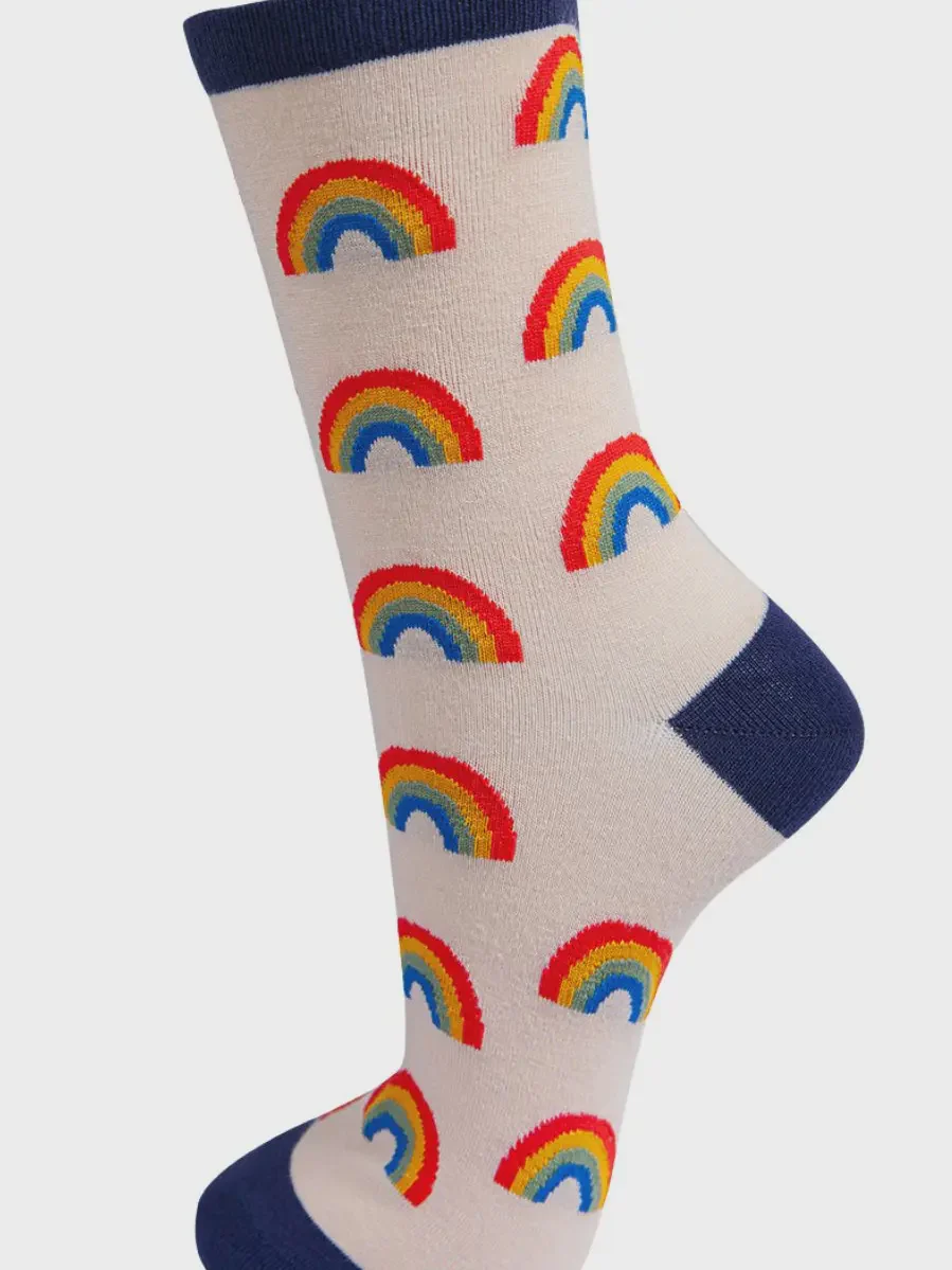 Sock Talk Women's Bamboo Socks Rainbow