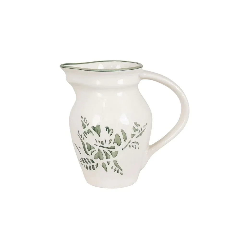 Stromshaga Small Jug Marion Flower Green