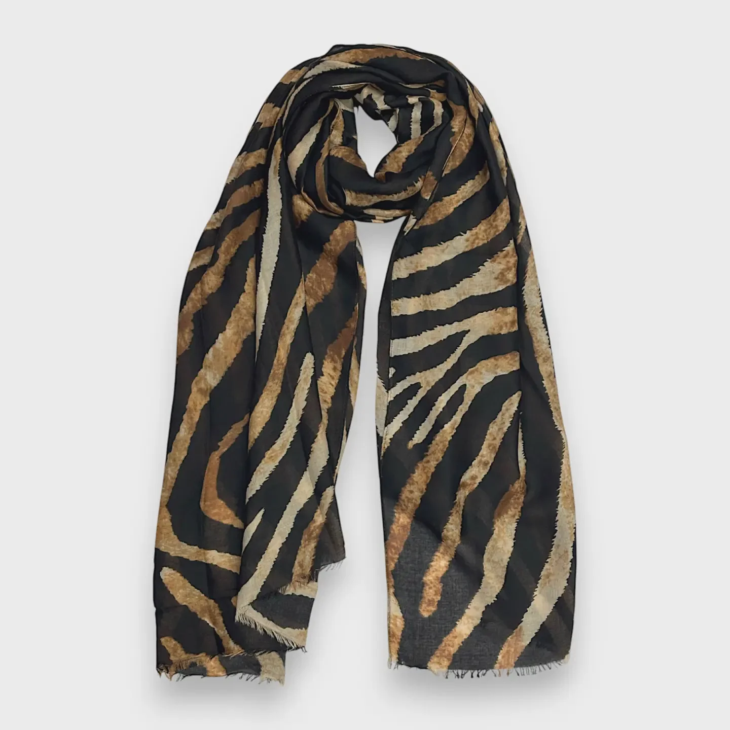 Summer Zebra Print Scarf