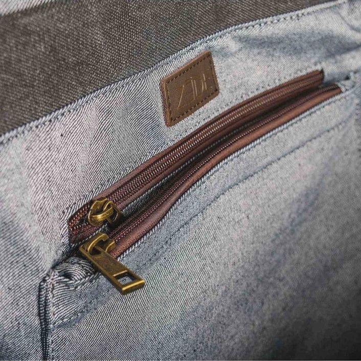 Zede Saint-Lazare - Weekend Travel Sports Bag - Camel - Image 5